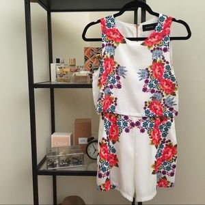 MinkPink Floral Romper